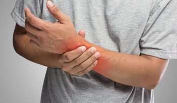 person with wrist pain